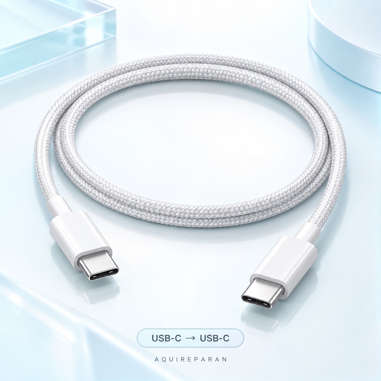 Cable USB-C a USB-C 60 W · 1 m