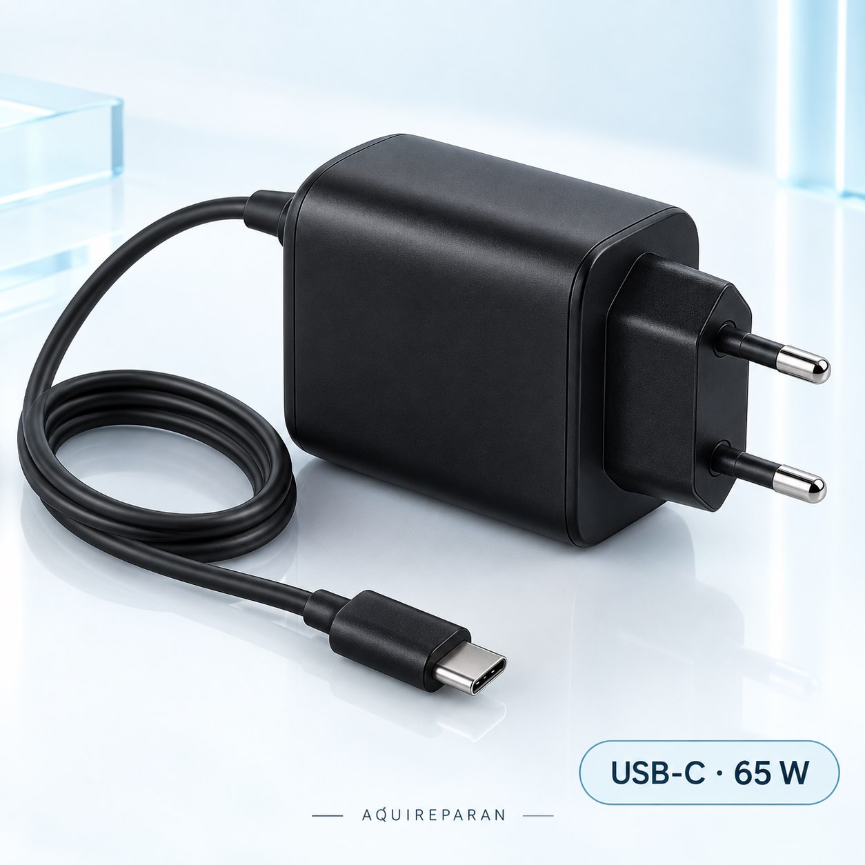 Cargador USB-C 65 W con cable integrado